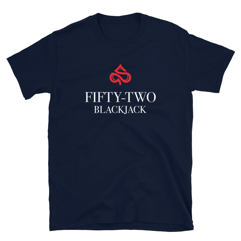 Blackjack Sportfishing Logo T-Shirt - Shortsleeve (Navy) – Dana Landing
